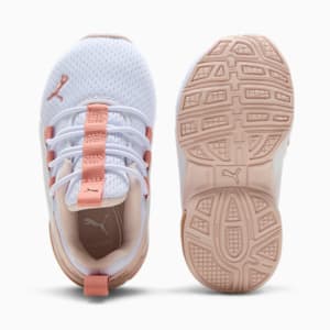 Tenis para infantes Axelion Mesh, PUMA White-Island Pink-Deeva Peach, extralarge